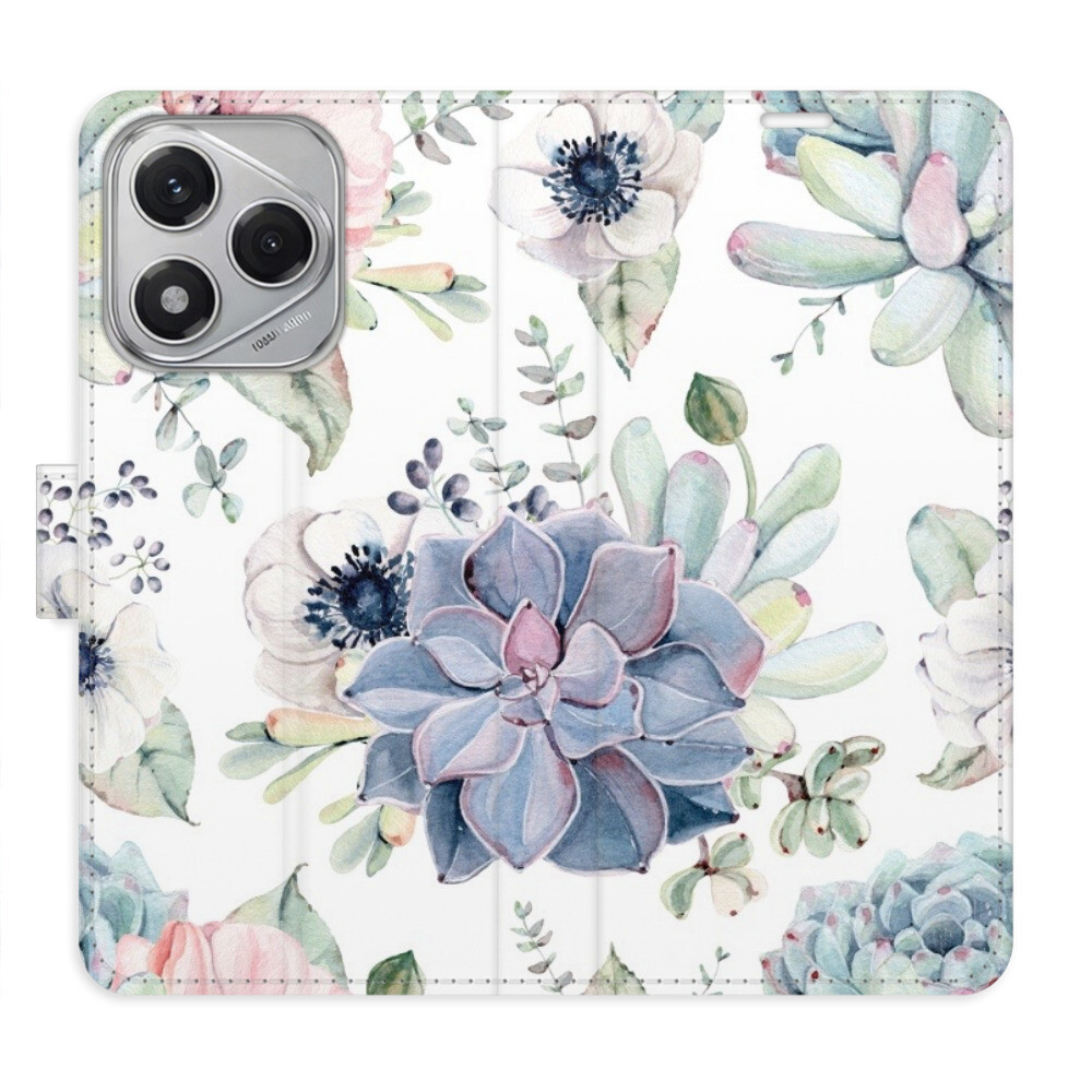 Flipové puzdro iSaprio - Succulents - Honor 400 Lite