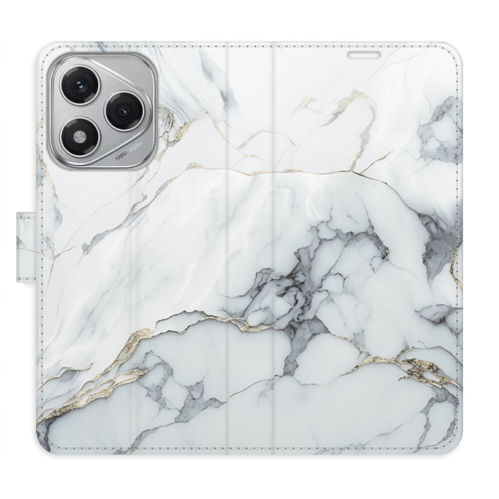 Flipové puzdro iSaprio - SilverMarble 15 - Honor 400 Lite