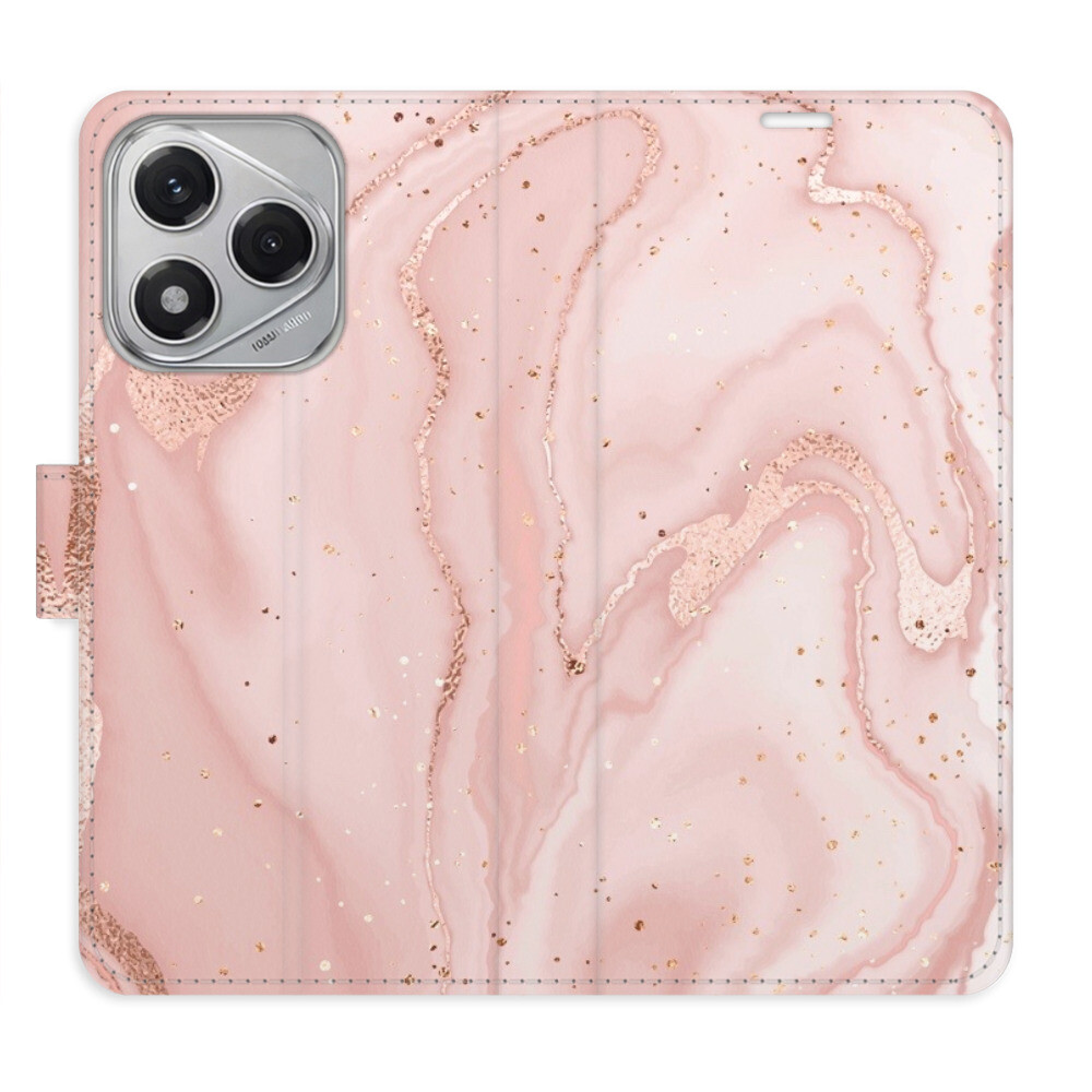 Flipové puzdro iSaprio - RoseGold Marble - Honor 400 Lite