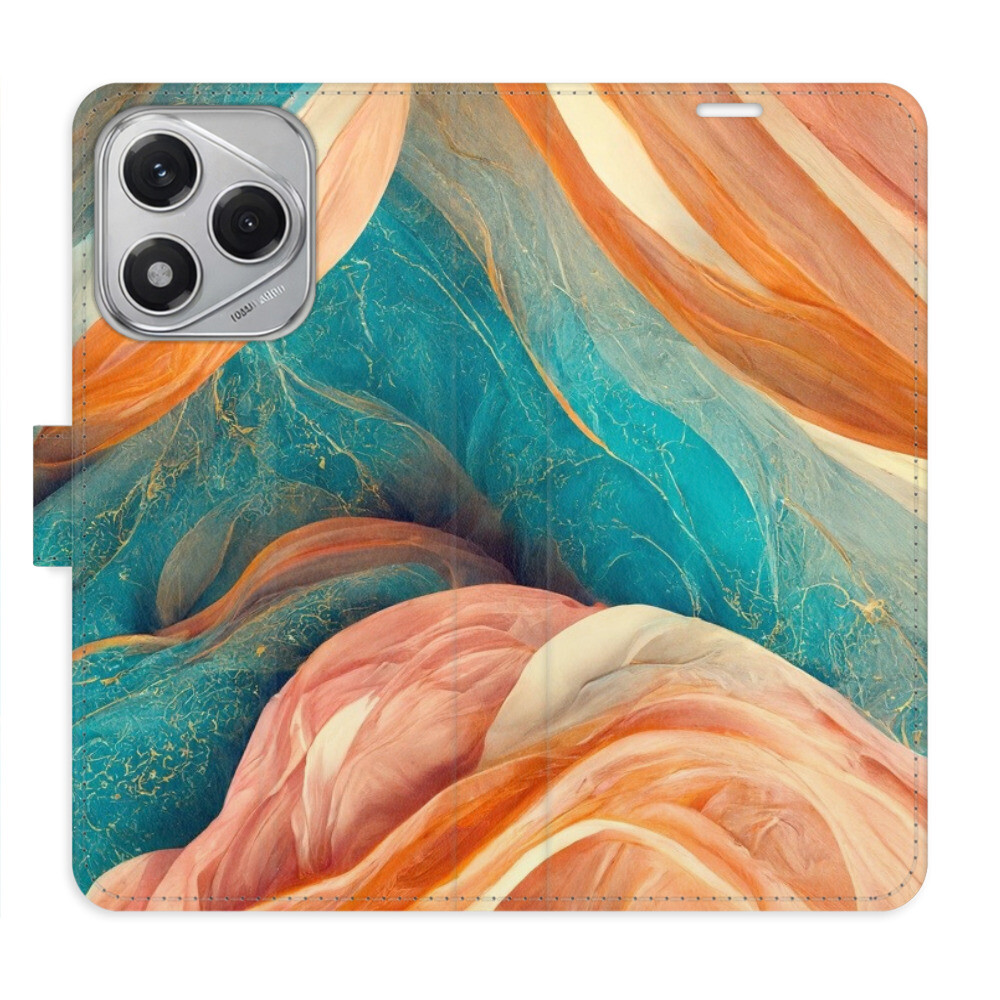 Flipové puzdro iSaprio - Blue and Orange - Honor 400 Lite