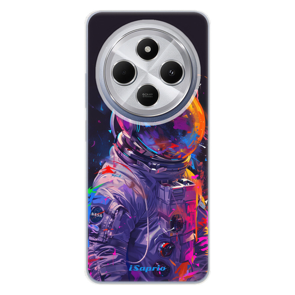 Odolné silikónové puzdro iSaprio - Neon Astronaut - Xiaomi Redmi 14C / Poco C75