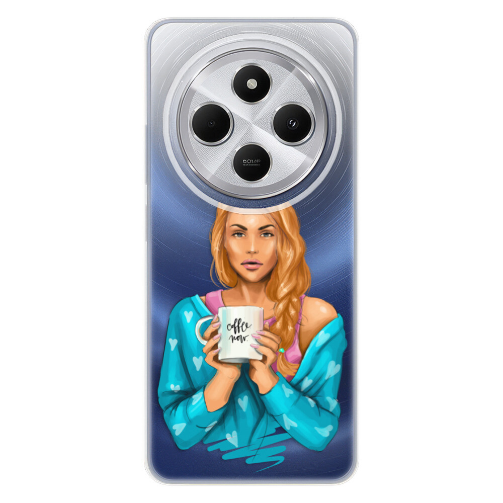 Odolné silikónové puzdro iSaprio - Coffe Now - Redhead - Xiaomi Redmi 14C / Poco C75