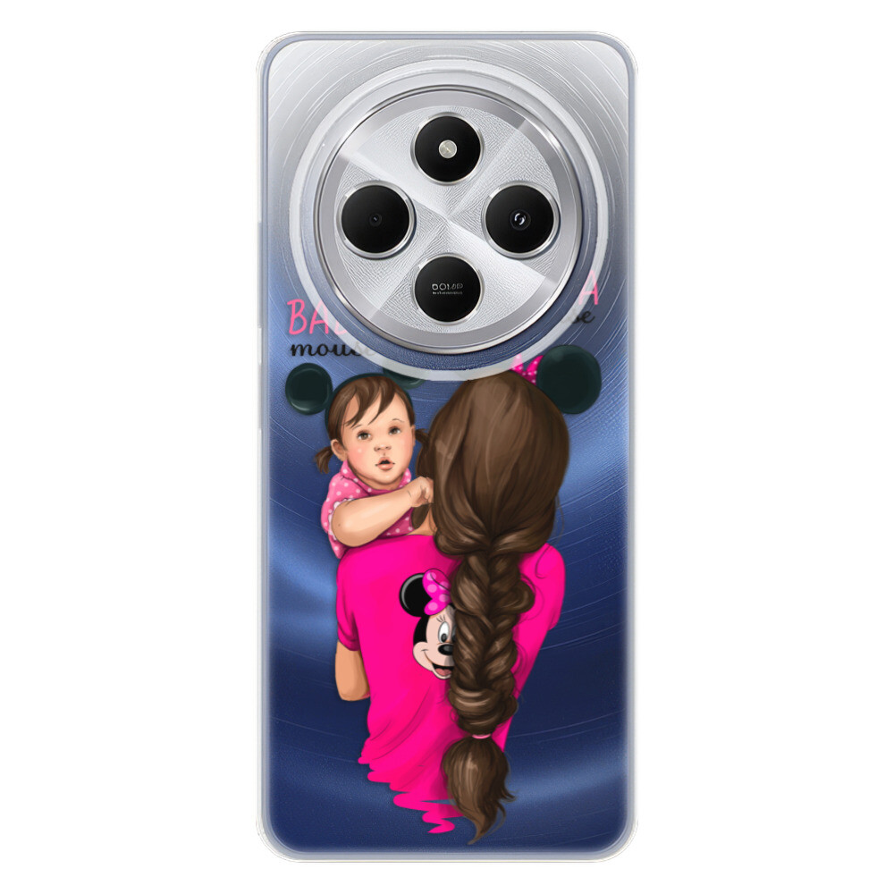 Odolné silikónové puzdro iSaprio - Mama Mouse Brunette and Girl - Xiaomi Redmi 14C / Poco C75
