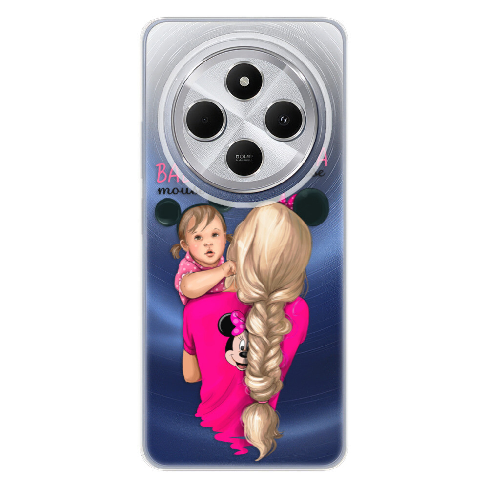 Odolné silikónové puzdro iSaprio - Mama Mouse Blond and Girl - Xiaomi Redmi 14C / Poco C75