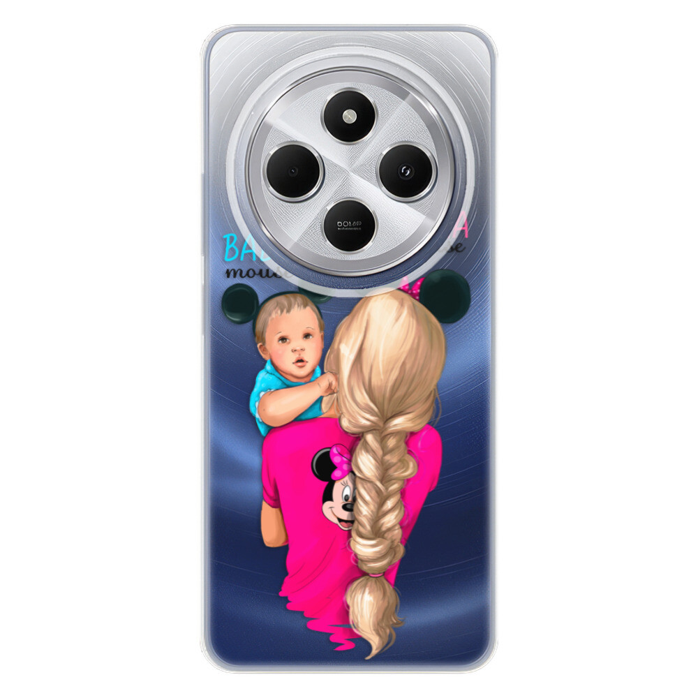 Odolné silikónové puzdro iSaprio - Mama Mouse Blonde and Boy - Xiaomi Redmi 14C / Poco C75
