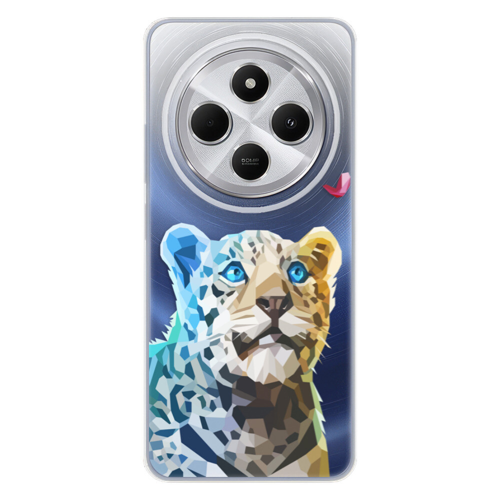 Odolné silikónové puzdro iSaprio - Leopard With Butterfly - Xiaomi Redmi 14C / Poco C75