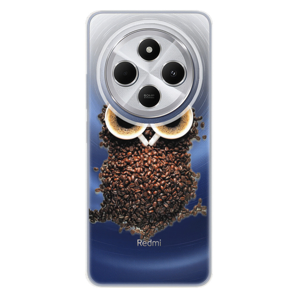 Odolné silikónové puzdro iSaprio - Owl And Coffee - Xiaomi Redmi 14C / Poco C75
