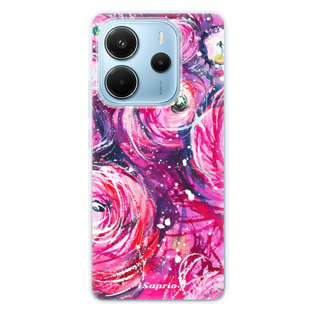 Odolné silikónové puzdro iSaprio - Pink Bouquet - Xiaomi Redmi Note 14