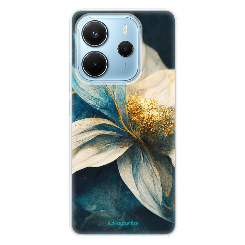 Odolné silikónové puzdro iSaprio - Blue Petals - Xiaomi Redmi Note 14