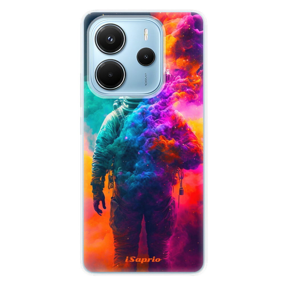 Odolné silikónové puzdro iSaprio - Astronaut in Colors - Xiaomi Redmi Note 14