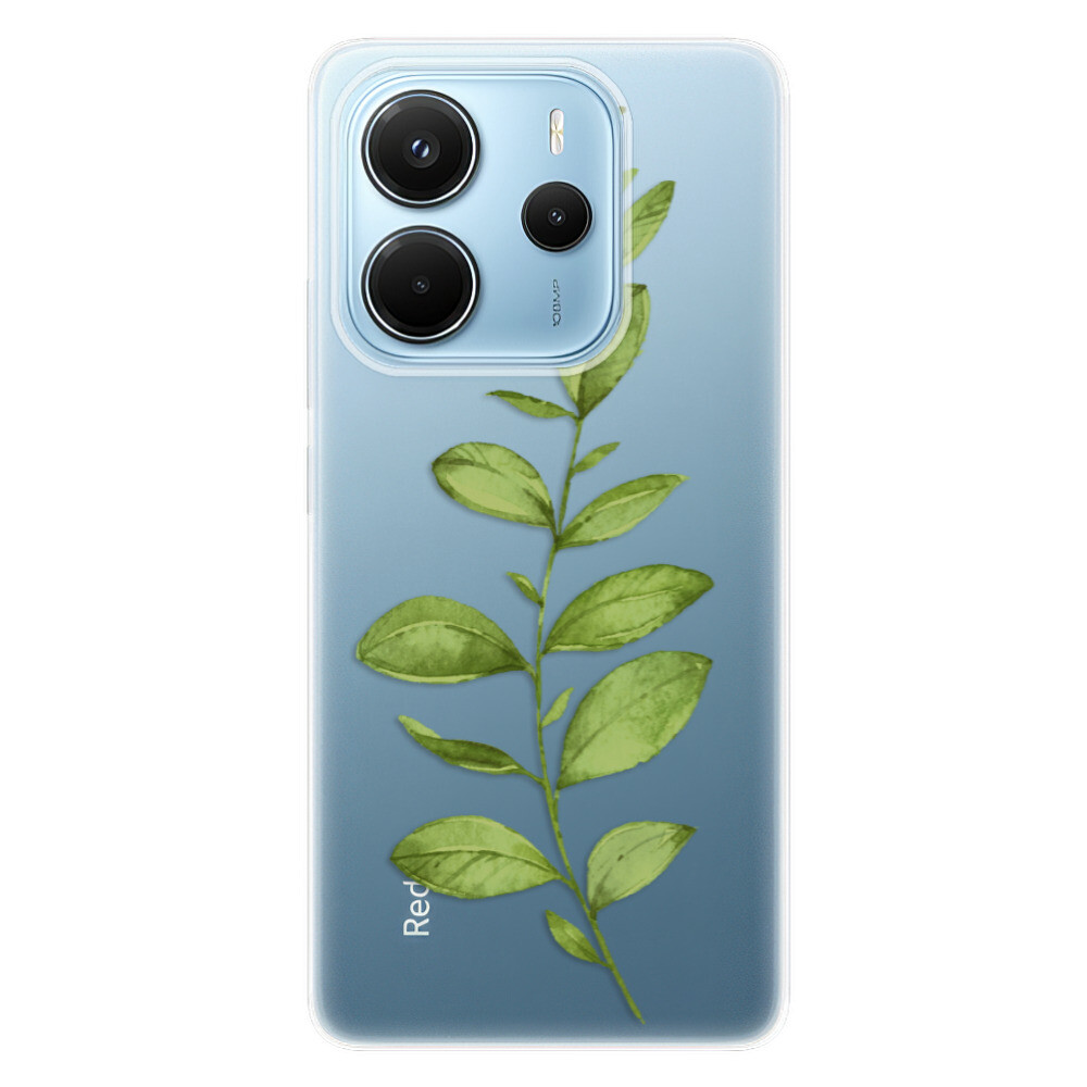Odolné silikónové puzdro iSaprio - Green Plant 01 - Xiaomi Redmi Note 14
