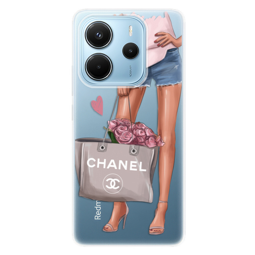 Odolné silikónové puzdro iSaprio - Fashion Bag - Xiaomi Redmi Note 14