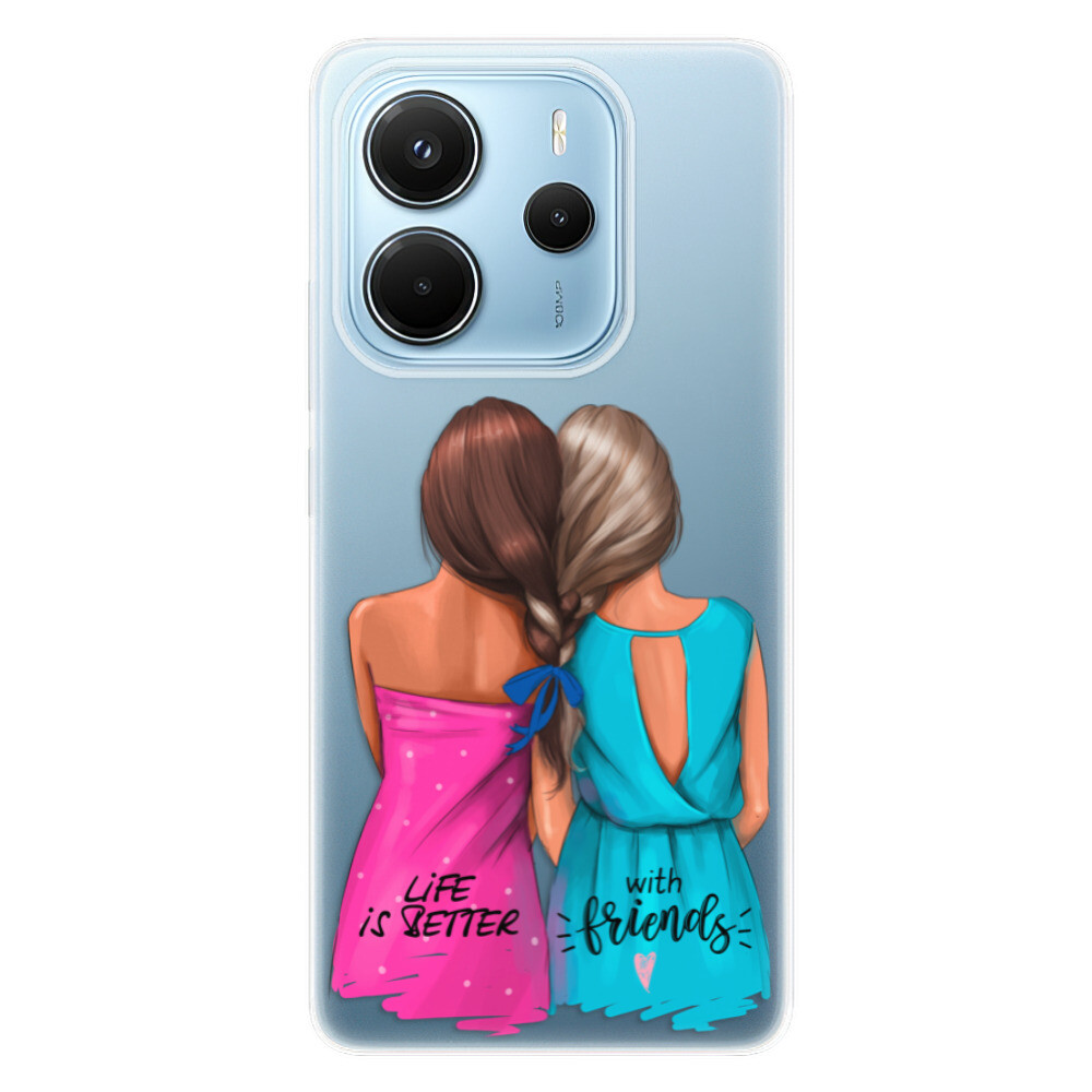 Odolné silikónové puzdro iSaprio - Best Friends - Xiaomi Redmi Note 14