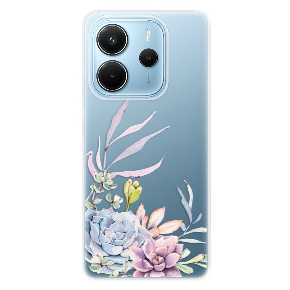 Odolné silikónové puzdro iSaprio - Succulent 01 - Xiaomi Redmi Note 14