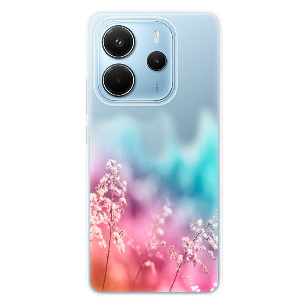 Odolné silikónové puzdro iSaprio - Rainbow Grass - Xiaomi Redmi Note 14