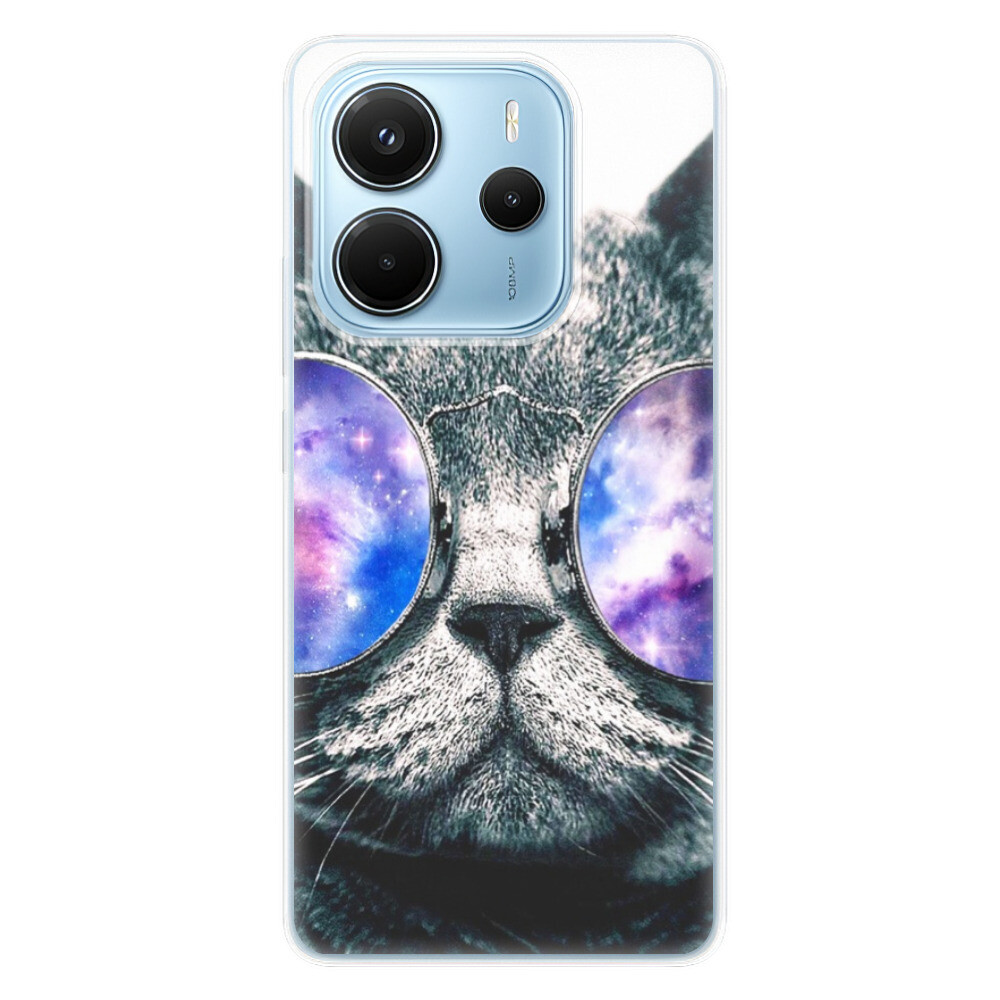 Odolné silikónové puzdro iSaprio - Galaxy Cat - Xiaomi Redmi Note 14