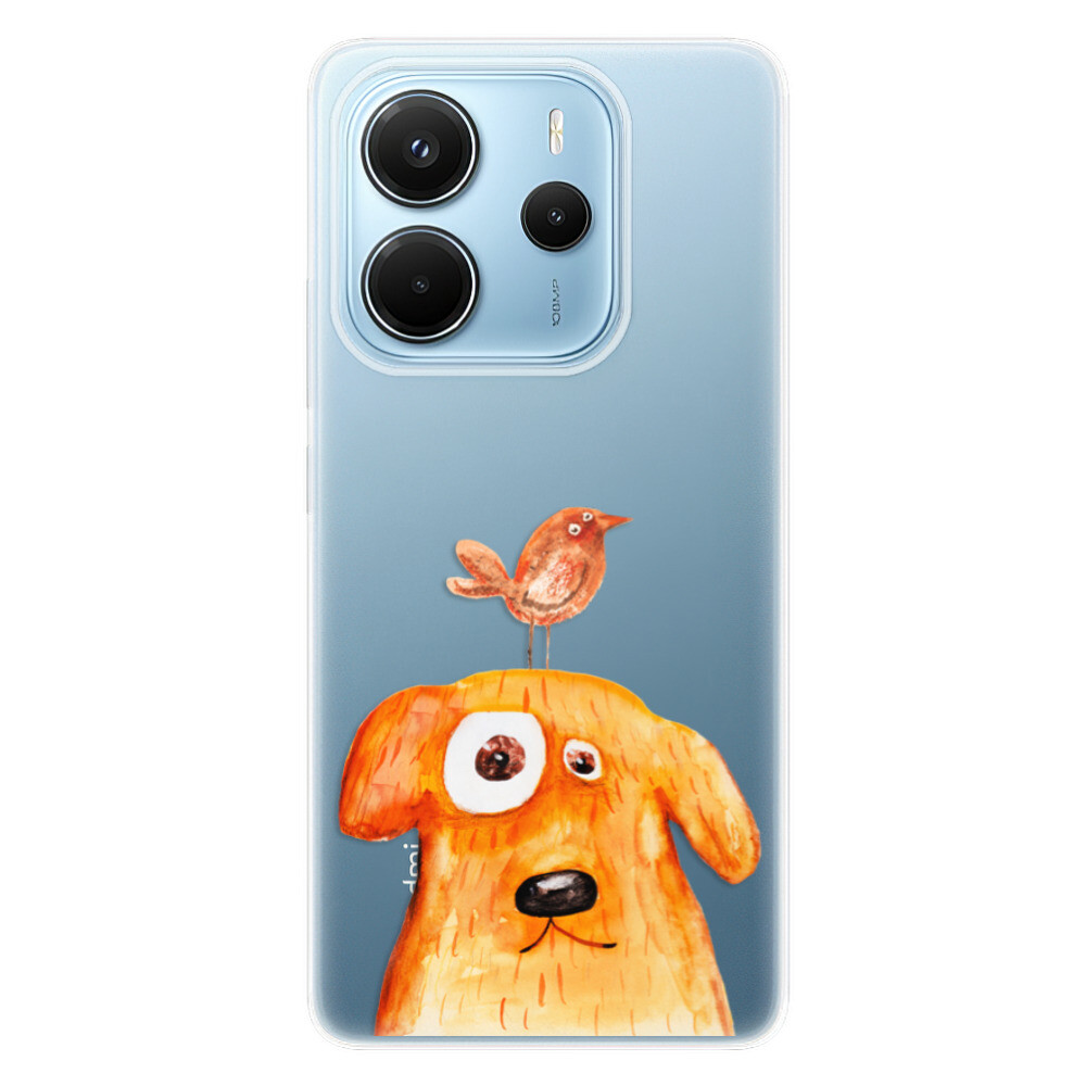 Odolné silikónové puzdro iSaprio - Dog And Bird - Xiaomi Redmi Note 14
