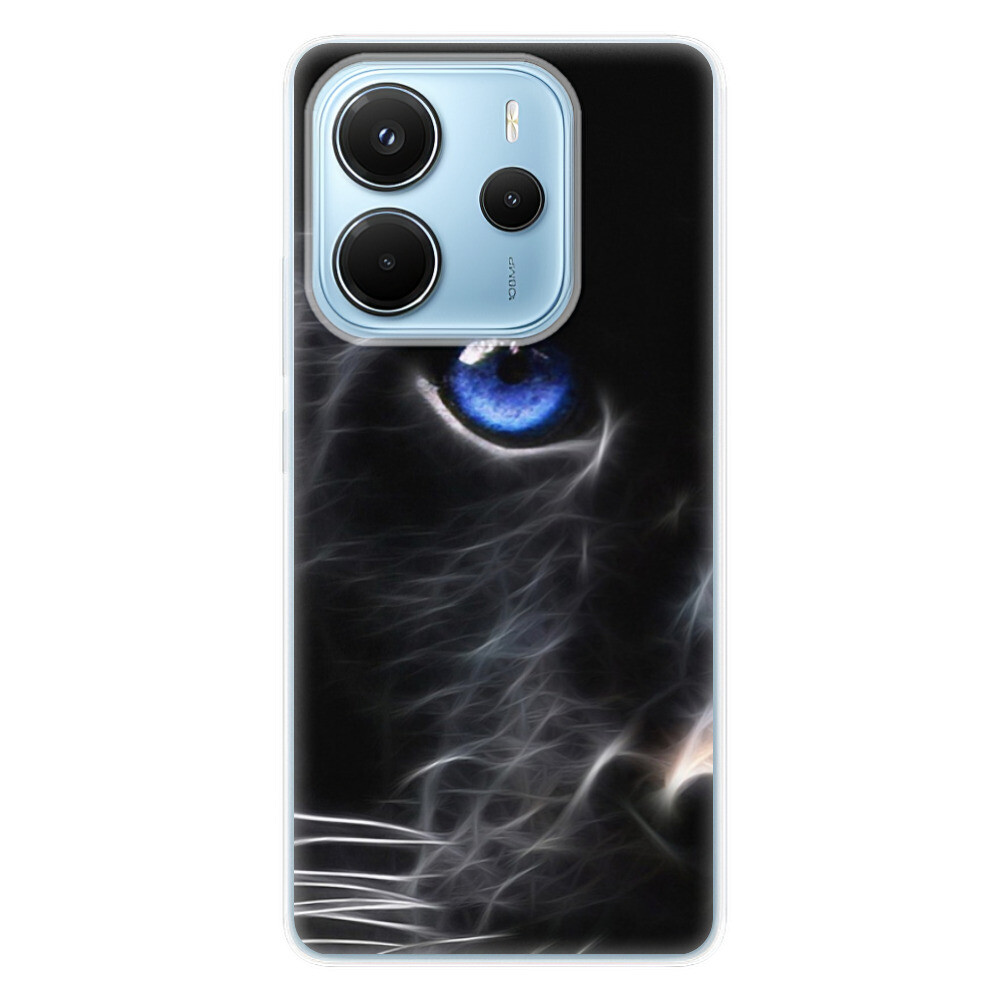 Odolné silikónové puzdro iSaprio - Black Puma - Xiaomi Redmi Note 14