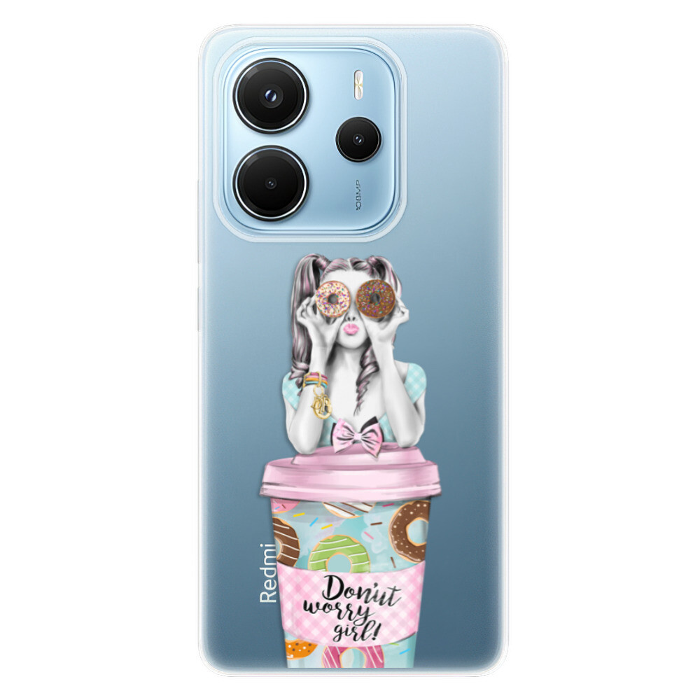 Odolné silikónové puzdro iSaprio - Donut Worry - Xiaomi Redmi Note 14