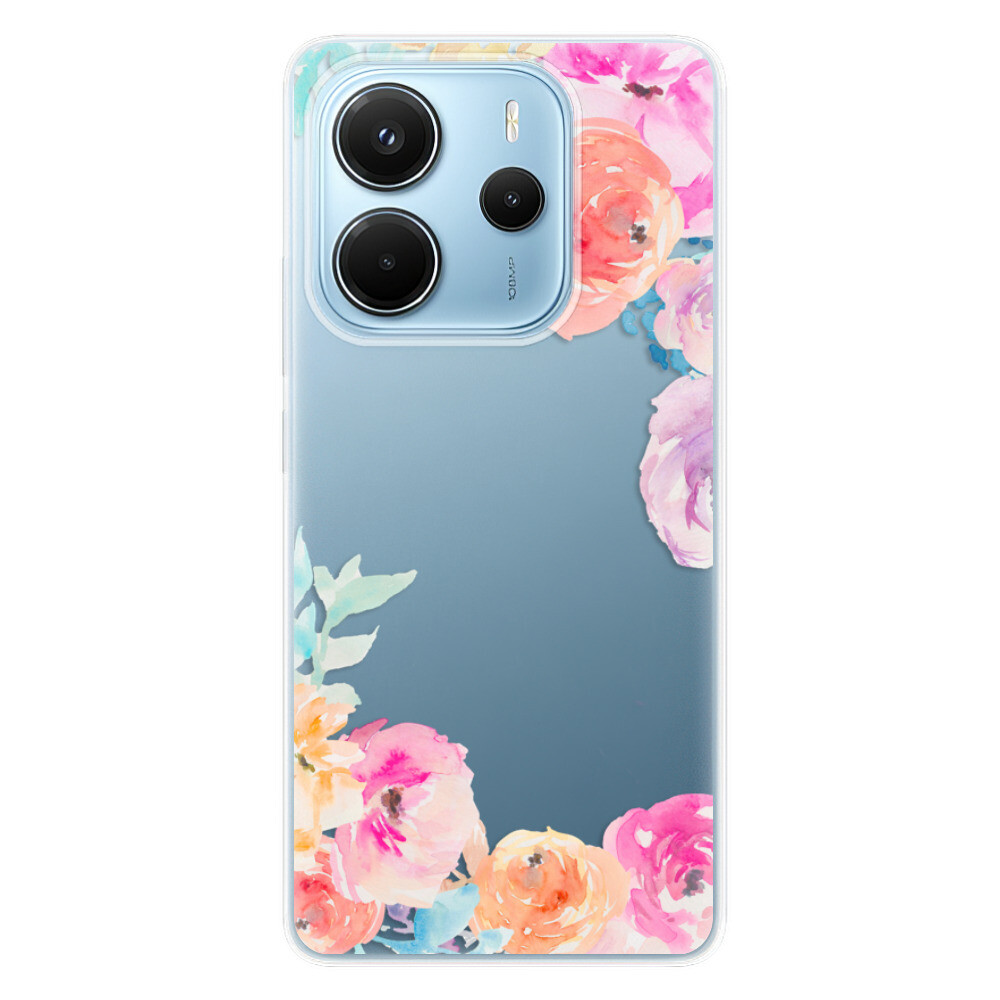 Odolné silikónové puzdro iSaprio - Flower Brush - Xiaomi Redmi Note 14