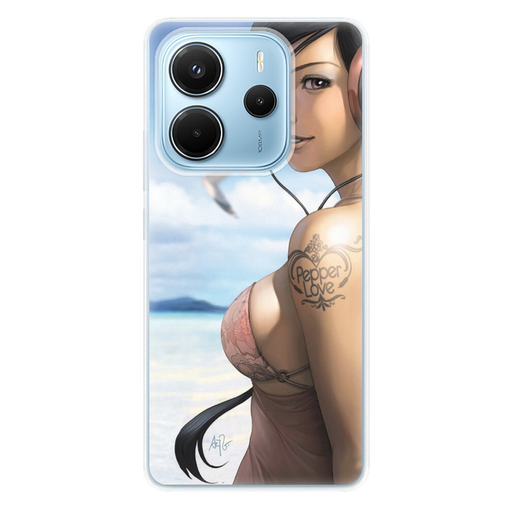 Odolné silikónové puzdro iSaprio - Girl 02 - Xiaomi Redmi Note 14
