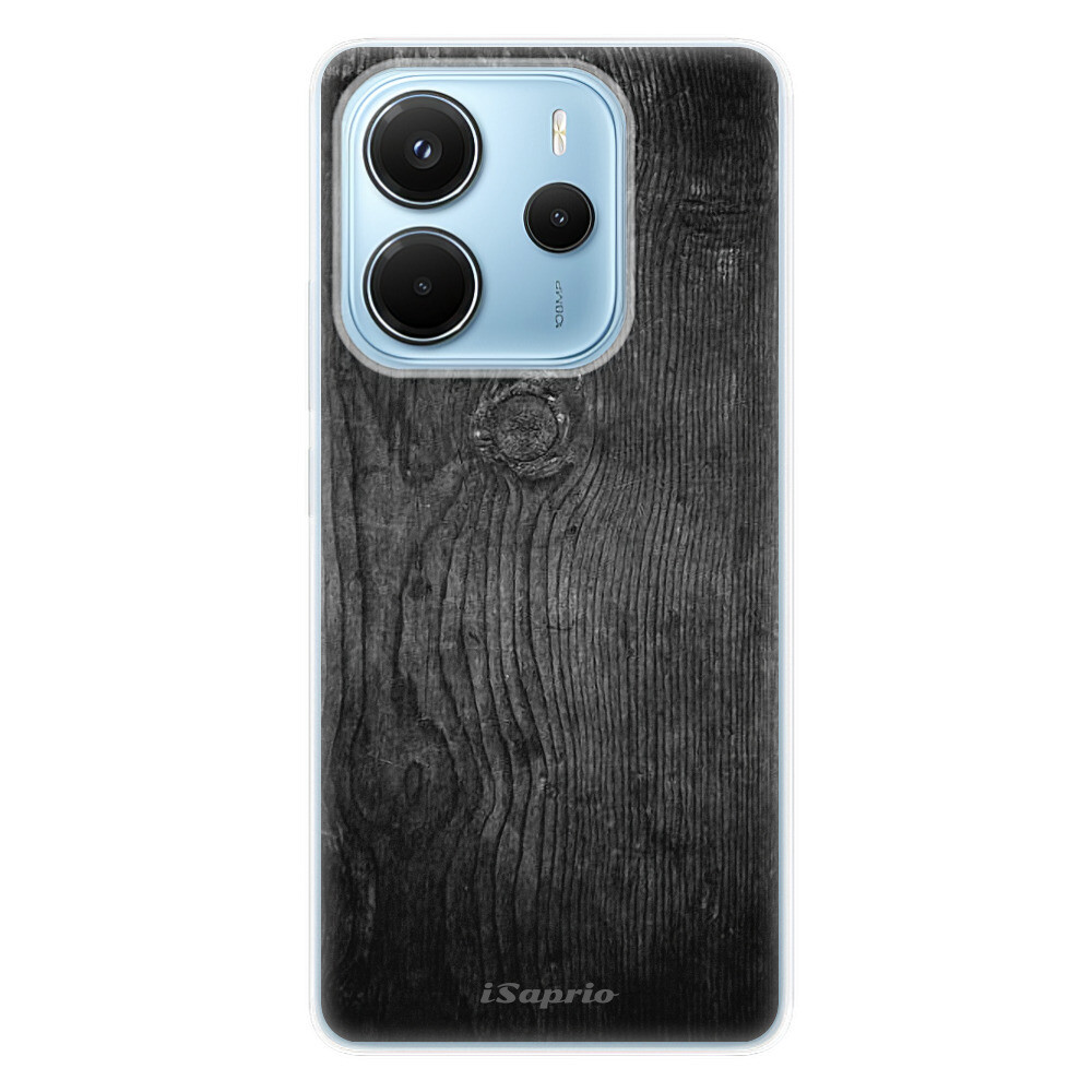 Odolné silikónové puzdro iSaprio - Black Wood 13 - Xiaomi Redmi Note 14