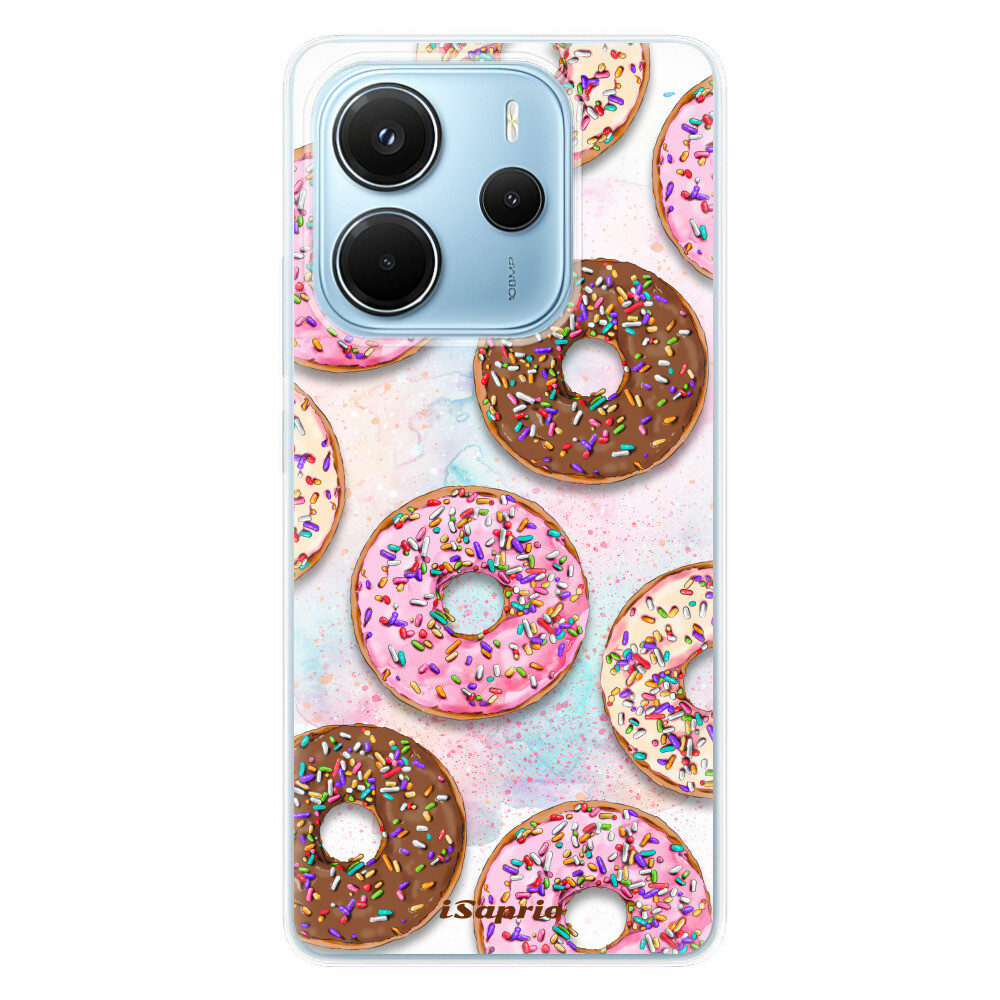 Odolné silikónové puzdro iSaprio - Donuts 11 - Xiaomi Redmi Note 14
