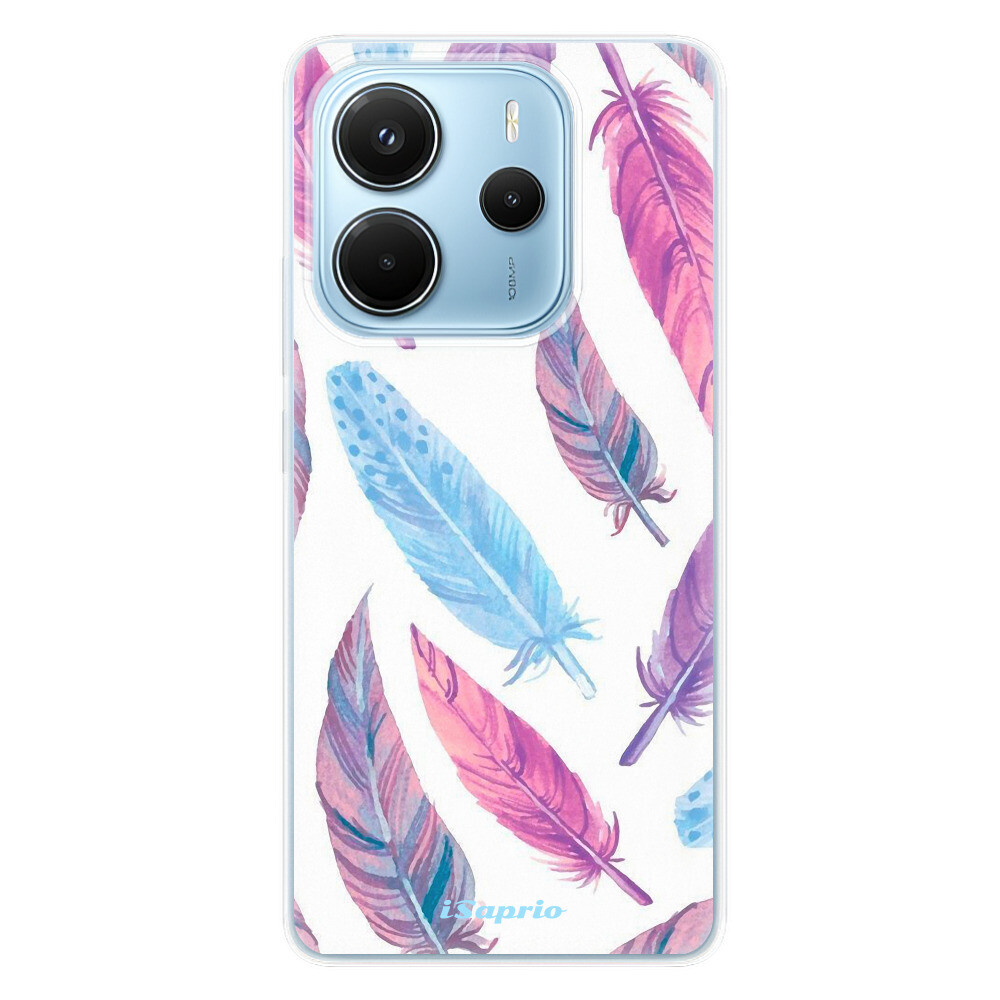 Odolné silikónové puzdro iSaprio - Feather Pattern 10 - Xiaomi Redmi Note 14