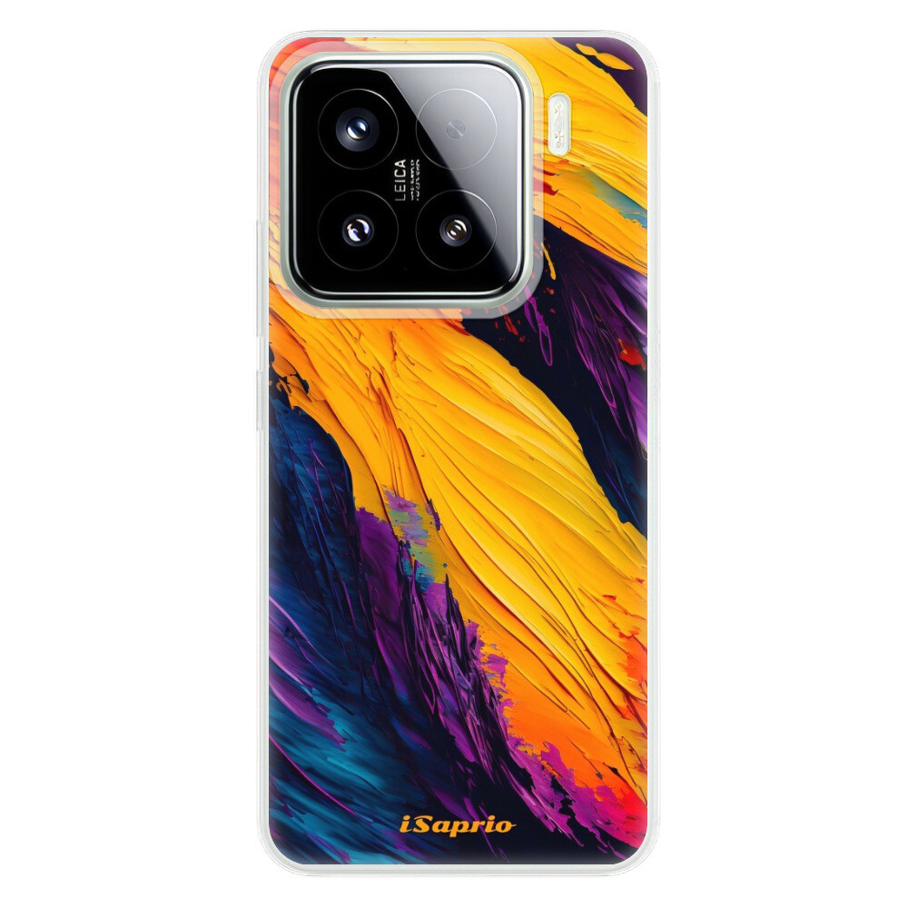 Odolné silikónové puzdro iSaprio - Orange Paint - Xiaomi 15