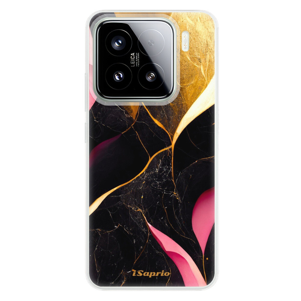 Odolné silikónové puzdro iSaprio - Gold Pink Marble - Xiaomi 15