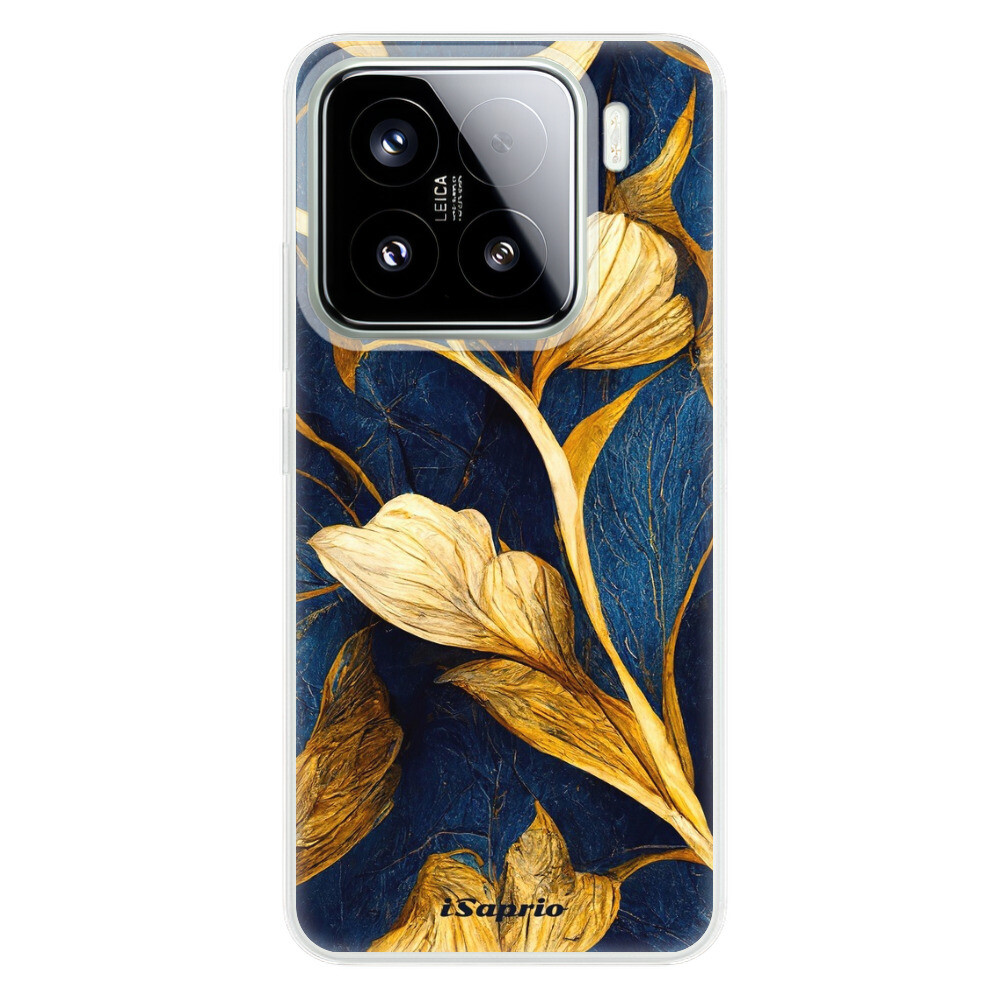 Odolné silikónové puzdro iSaprio - Gold Leaves - Xiaomi 15