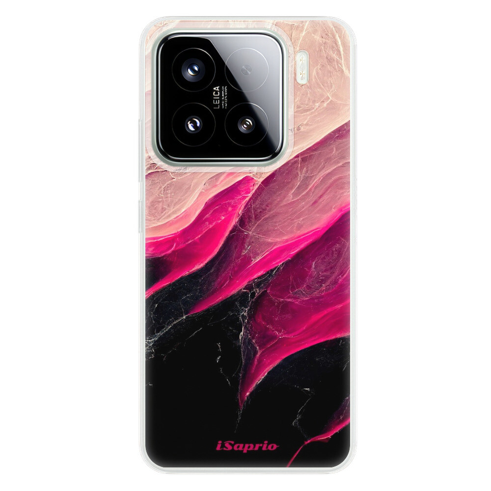 Odolné silikónové puzdro iSaprio - Black and Pink - Xiaomi 15