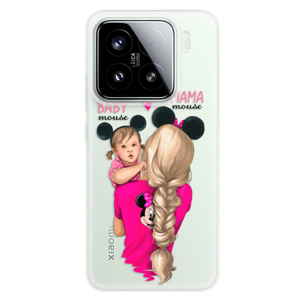 Odolné silikónové puzdro iSaprio - Mama Mouse Blond and Girl - Xiaomi 15