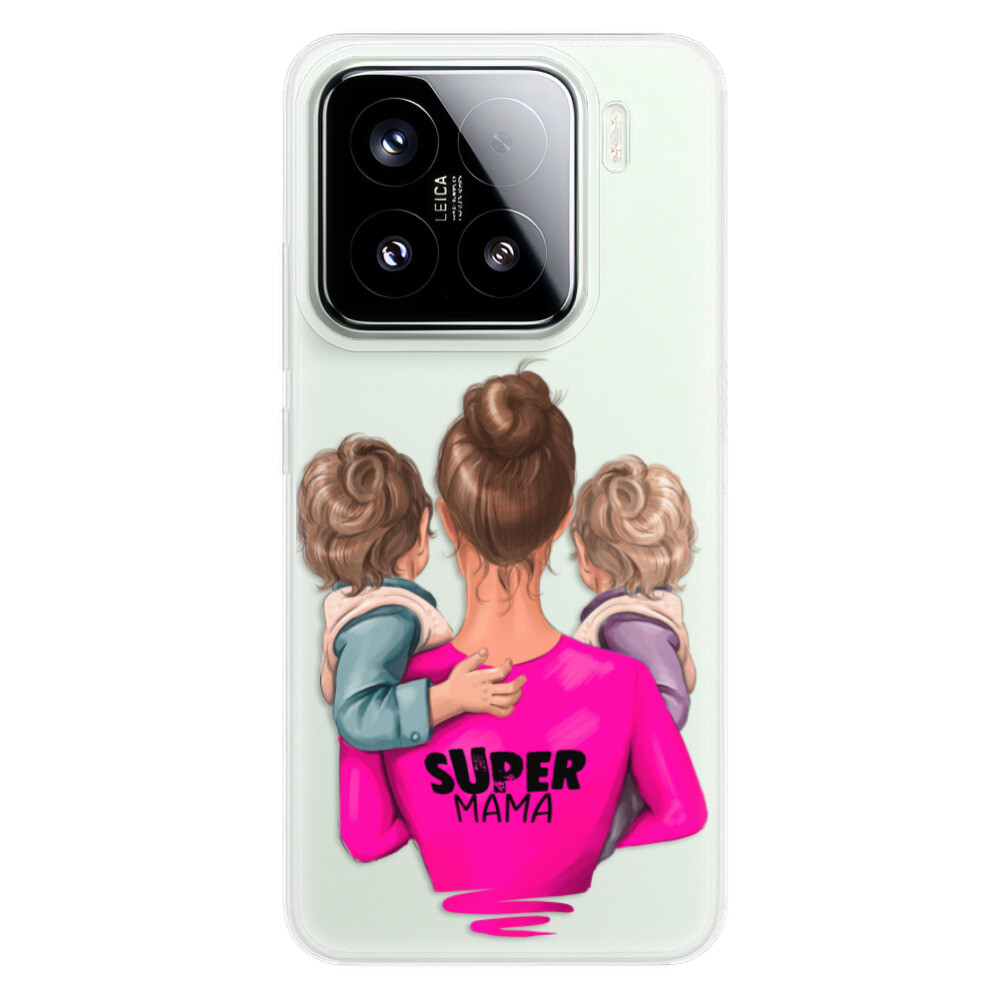 Odolné silikónové puzdro iSaprio - Super Mama - Two Boys - Xiaomi 15