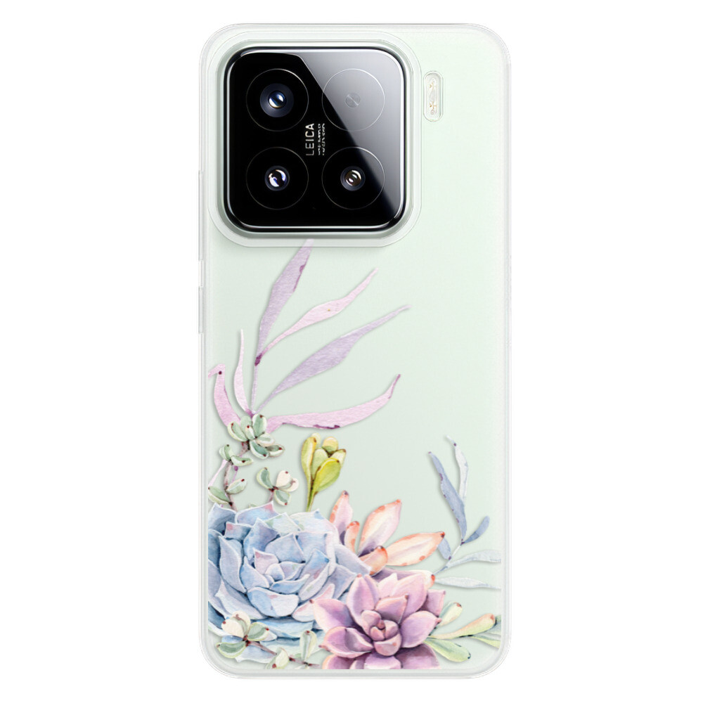 Odolné silikónové puzdro iSaprio - Succulent 01 - Xiaomi 15