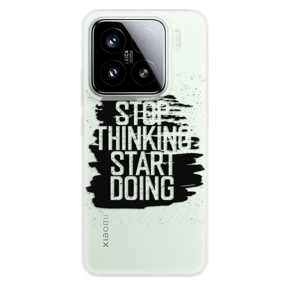 Odolné silikónové puzdro iSaprio - Start Doing - black - Xiaomi 15