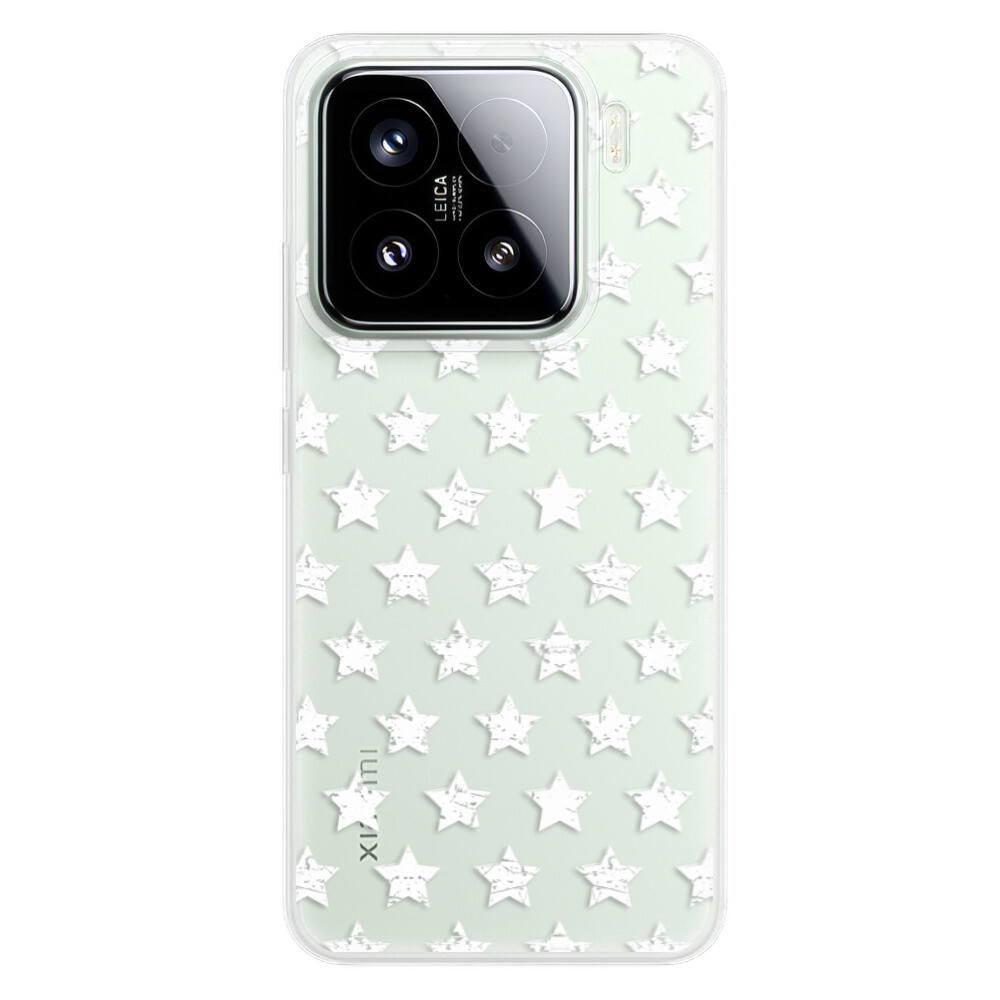 Odolné silikónové puzdro iSaprio - Stars Pattern - white - Xiaomi 15