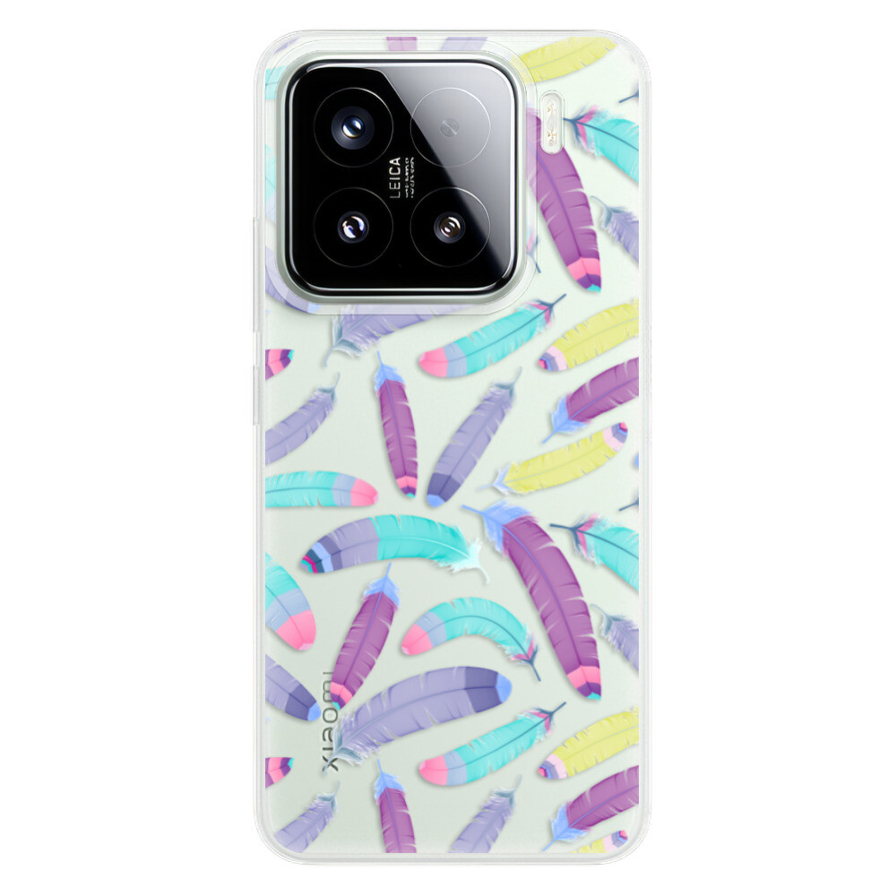 Odolné silikónové puzdro iSaprio - Feather Pattern 01 - Xiaomi 15