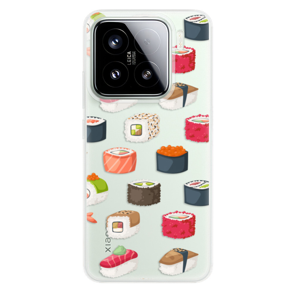 Odolné silikónové puzdro iSaprio - Sushi Pattern - Xiaomi 15