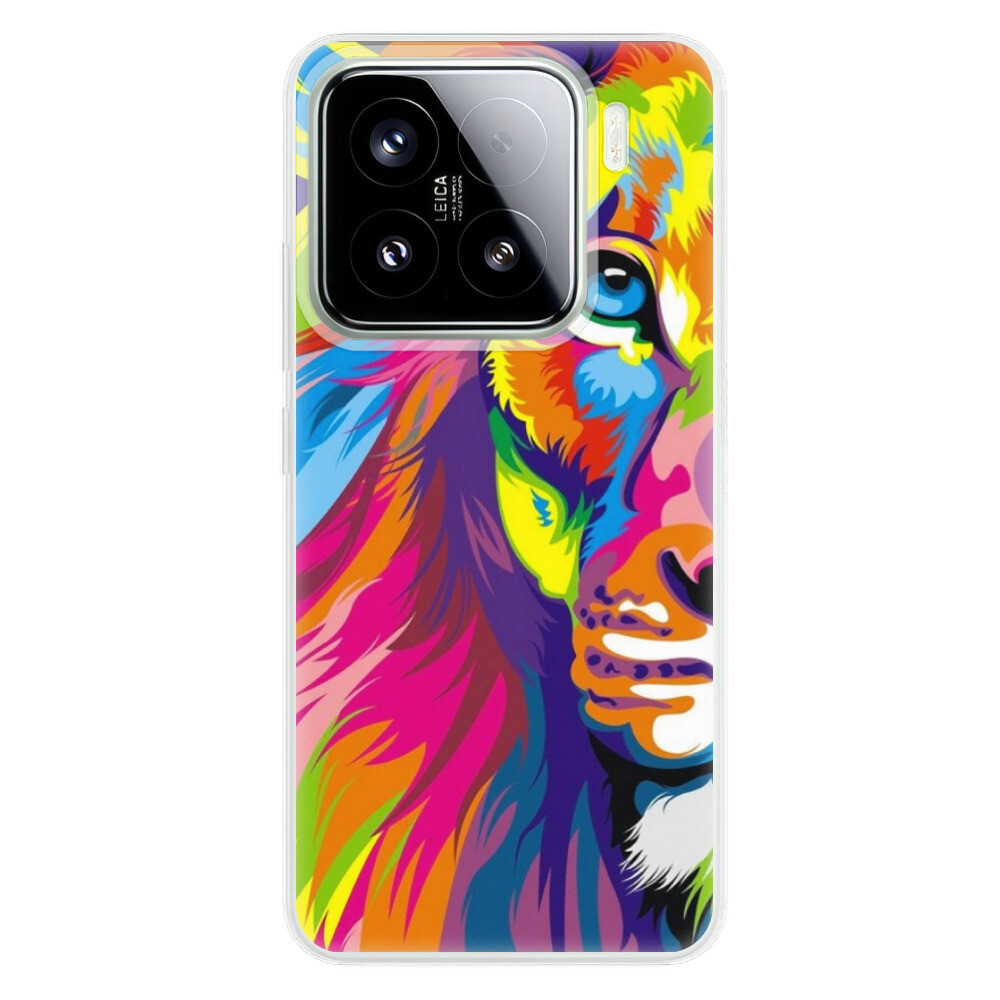 Odolné silikónové puzdro iSaprio - Rainbow Lion - Xiaomi 15
