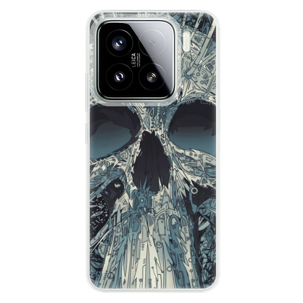 Odolné silikónové puzdro iSaprio - Abstract Skull - Xiaomi 15