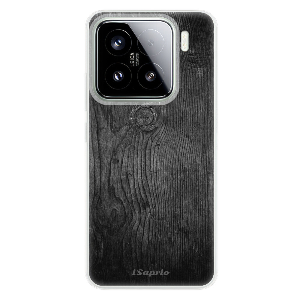 Odolné silikónové puzdro iSaprio - Black Wood 13 - Xiaomi 15