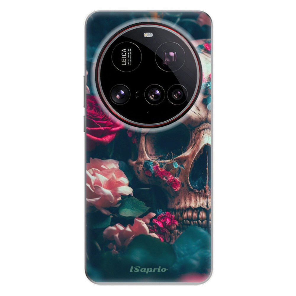 Odolné silikónové puzdro iSaprio - Skull in Roses - Xiaomi 15 Ultra