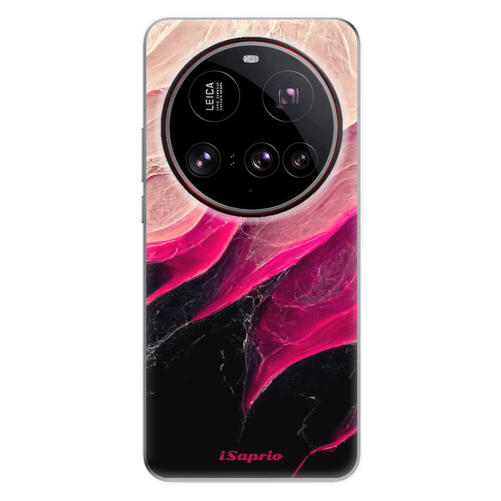Odolné silikónové puzdro iSaprio - Black and Pink - Xiaomi 15 Ultra