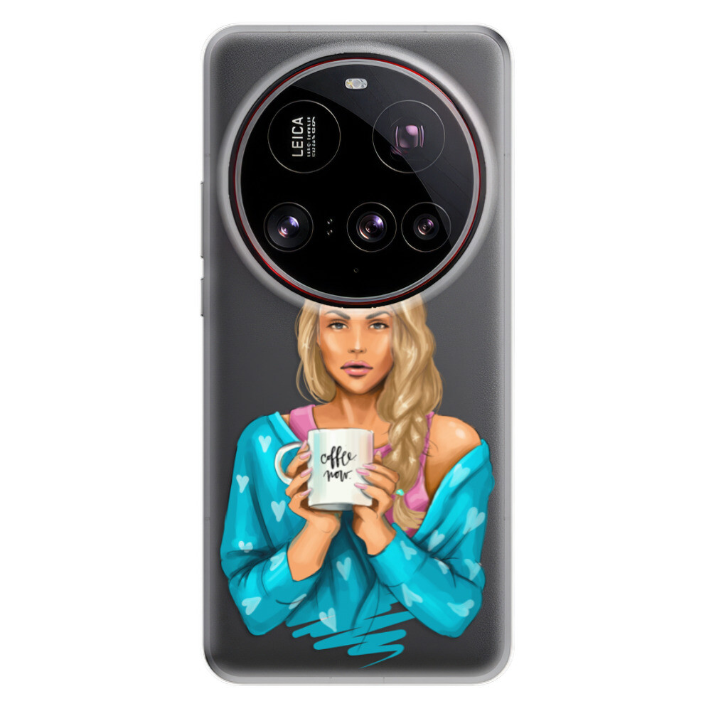 Odolné silikónové puzdro iSaprio - Coffe Now - Blond - Xiaomi 15 Ultra