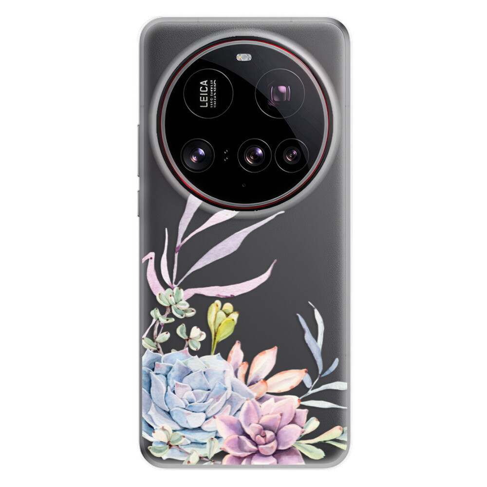 Odolné silikónové puzdro iSaprio - Succulent 01 - Xiaomi 15 Ultra