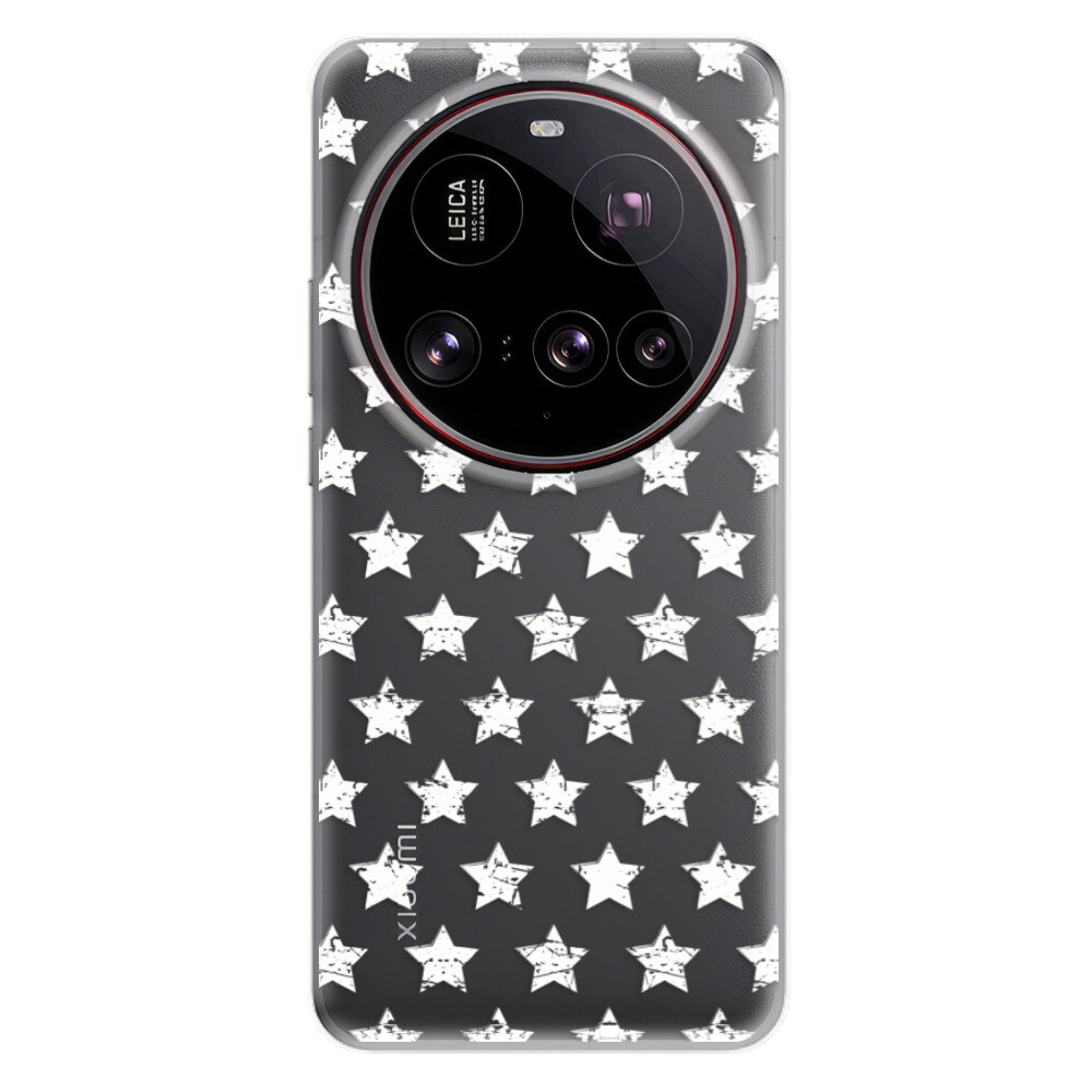 Odolné silikónové puzdro iSaprio - Stars Pattern - white - Xiaomi 15 Ultra