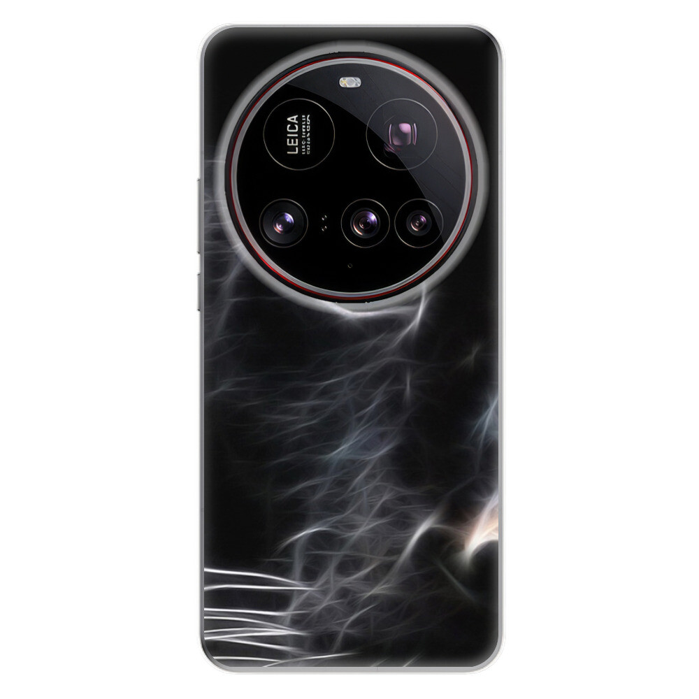 Odolné silikónové puzdro iSaprio - Black Puma - Xiaomi 15 Ultra