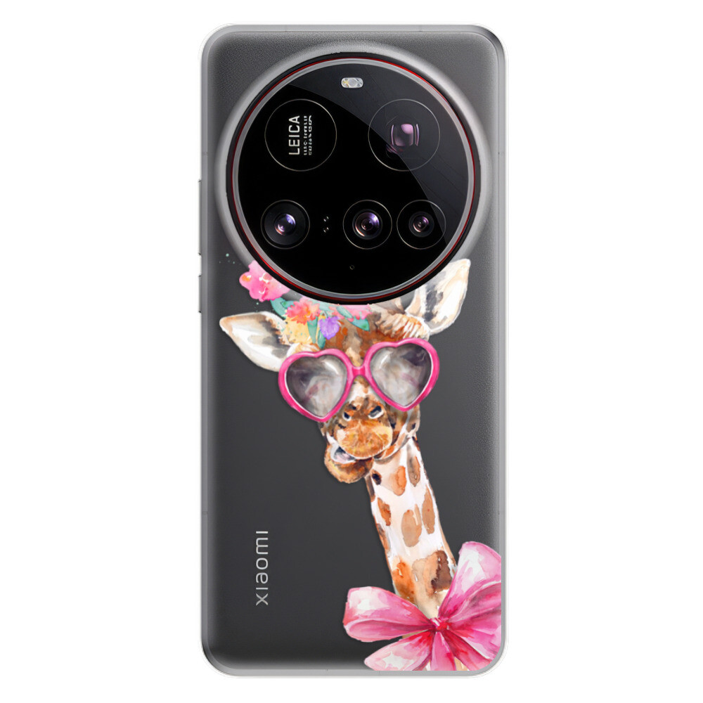 Odolné silikónové puzdro iSaprio - Lady Giraffe - Xiaomi 15 Ultra
