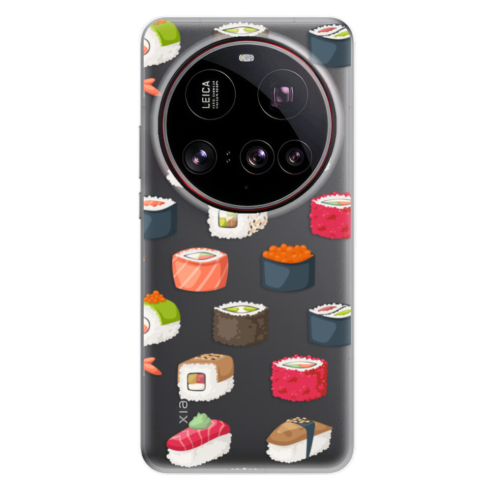 Odolné silikónové puzdro iSaprio - Sushi Pattern - Xiaomi 15 Ultra